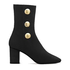 CHLOE-CH29191 끌로에 블랙 스웨이드 카프스킨 ORLANDO 앵클 부츠 여성용