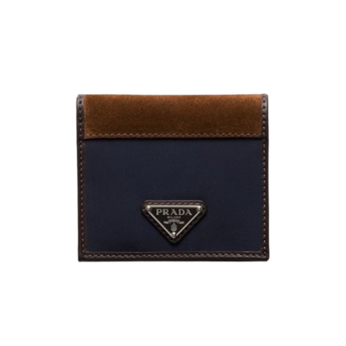 [스페셜오더]PRADA-2MO004 프라다 네이비 리나일론 가죽 지갑