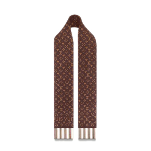 LOUIS VUITTON-M77377 루이비통 브라운 게임 온 스카프