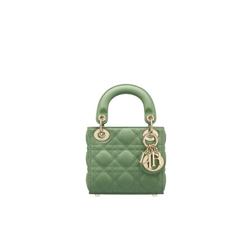 [스페셜오더]DIOR-S0856 디올 딥 민트 그린 까나쥬 LADY DIOR 마이크로 백