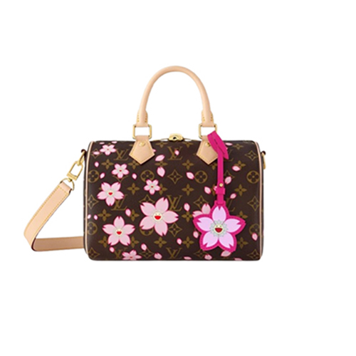 [스페셜오더]LOUIS VUITTON-M14174 루이비통 체리 블라썸 모노그램 LV x TM 스피디 반둘리에 25