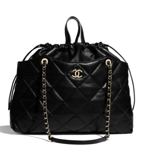 [스페셜오더]CHANEL-AS0986 샤넬 블랙 램스킨 골드메탈 쇼핑백