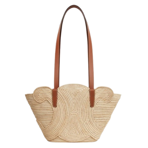 [올수공][스페셜오더]CELINE-117022 셀린느 탠 CELINE 스몰 클래식 파니에 브레이디드 트리옹프