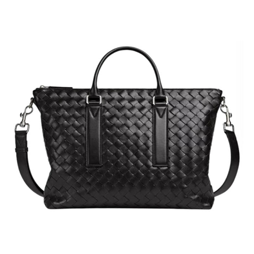 [스페셜오더]BOTTEGA VENETA-815784 보테가 베네타 블랙 인트레치아토 소프트 브리프케이스
