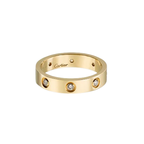 [스페셜오더]Cartier-B4056200 까르띠에 옐로우 골드 6 다이아몬드 스몰 LOVE 링