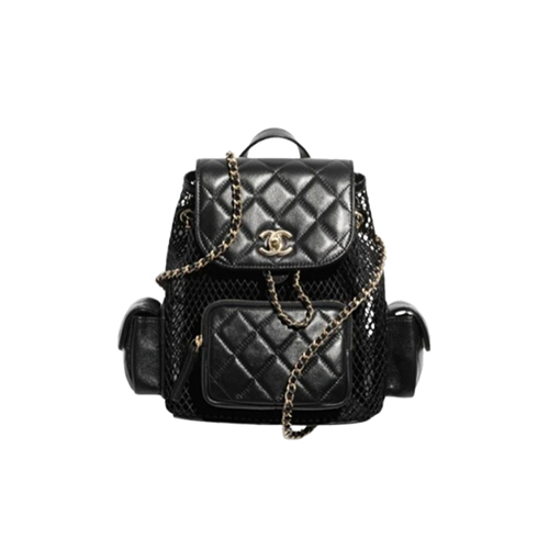 [스페셜오더]CHANEL-AS5484 샤넬 블랙 램스킨 백팩