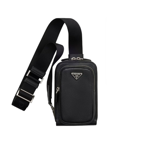 [스페셜오더]PRADA-2ZH195 프라다 블랙 가죽 스마트폰 케이스