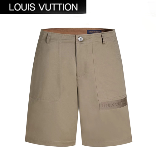 LOUIS VUITTON-1AHDD8 루이비통 베이지 시그니처 캐주얼 쇼츠 남성용