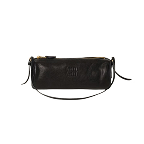 [스페셜오더]MIUMIU-5NE851 미우미우 블랙 나파 가죽 파우치