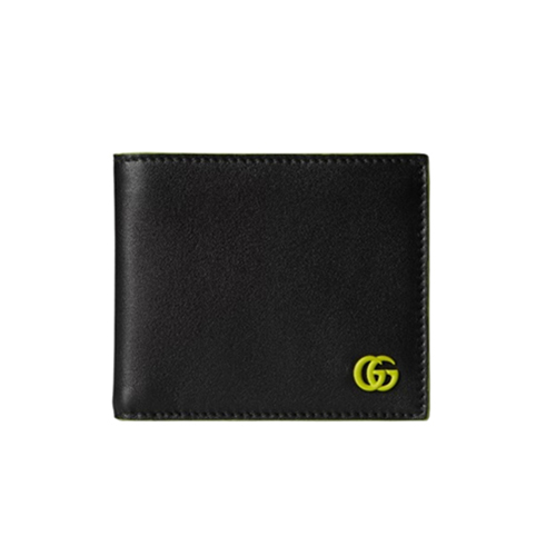 [스페셜오더]GUCCI-835047 1060 구찌 블랙/그린 가죽 GG 마몽 반지갑