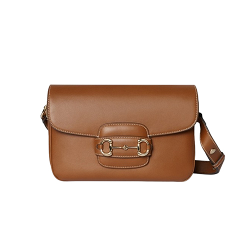 [스페셜오더]GUCCI-815178 2718 구찌 브라운 가죽 구찌 홀스빗 1955 스몰 숄더백