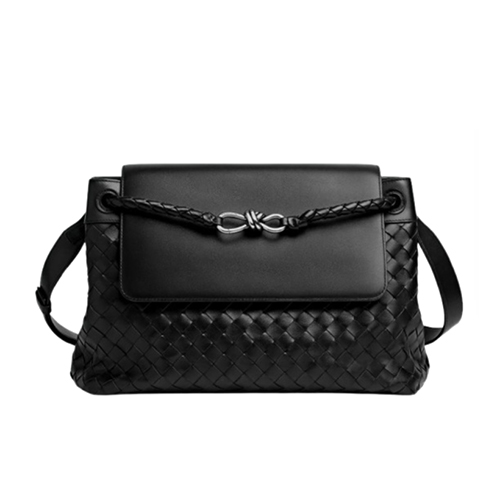 [스페셜오더]BOTTEGA VENETA-807715 보테가 베네타 블랙 안디아모 메신저 백