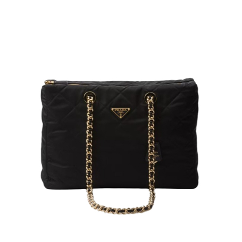 [스페셜오더]PRADA-1BG467 프라다 블랙 리에디션 1995 체인 라지 리나일론 백