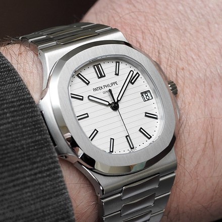 [3K][스페셜오더]Patek Philippe 파텍 필립 노틸러스 화이트 904L 랩시계 40mm - 5711/1A-011