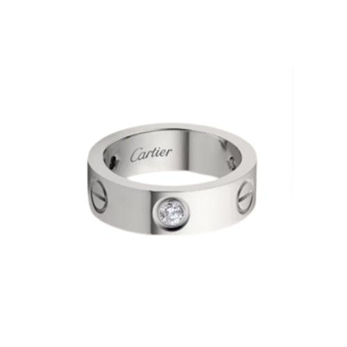 [스페셜오더]Cartier-B4032500 까르띠에 실버 3 다이아몬드 클래식 LOVE 링