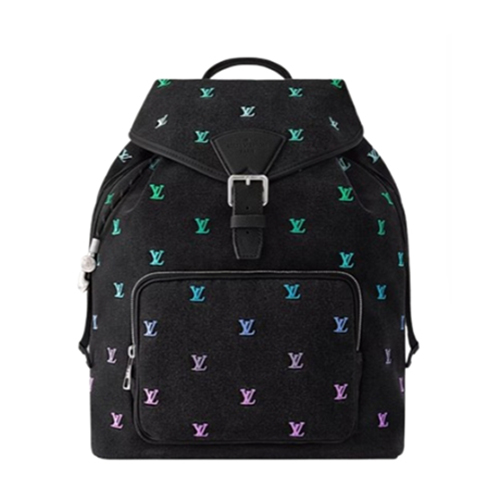 [스페셜오더]LOUIS VUITTON-M14135 루이비통 블랙 LV 블라종 데님 몽수리 백팩
