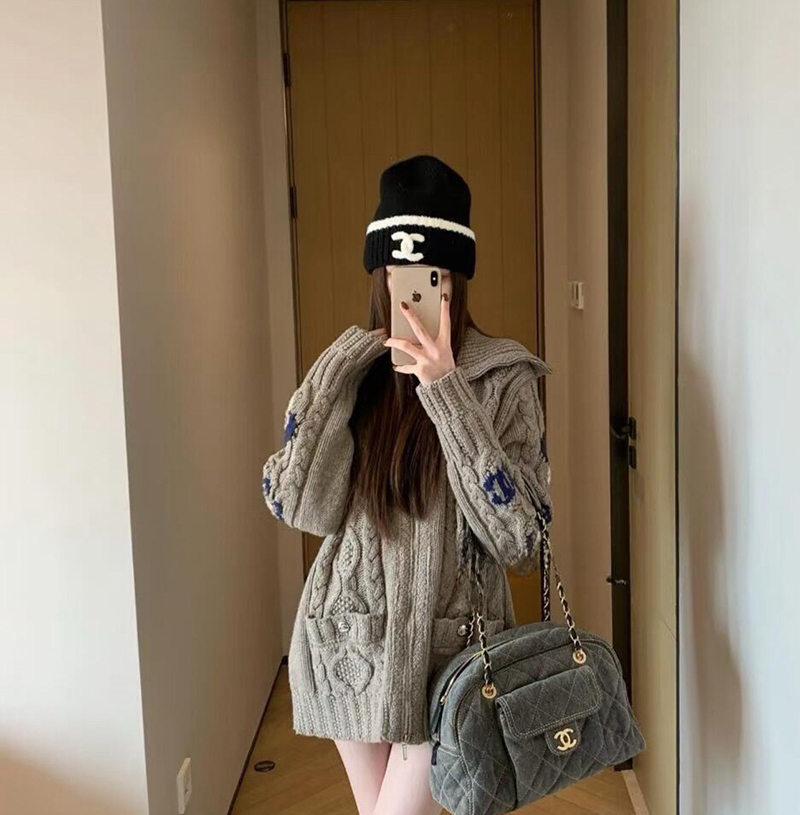 [스페셜오더]CHANEL-25N1024 샤넬 2025 년 COCO NEIGE 캐시미어 울 가디건 여성용