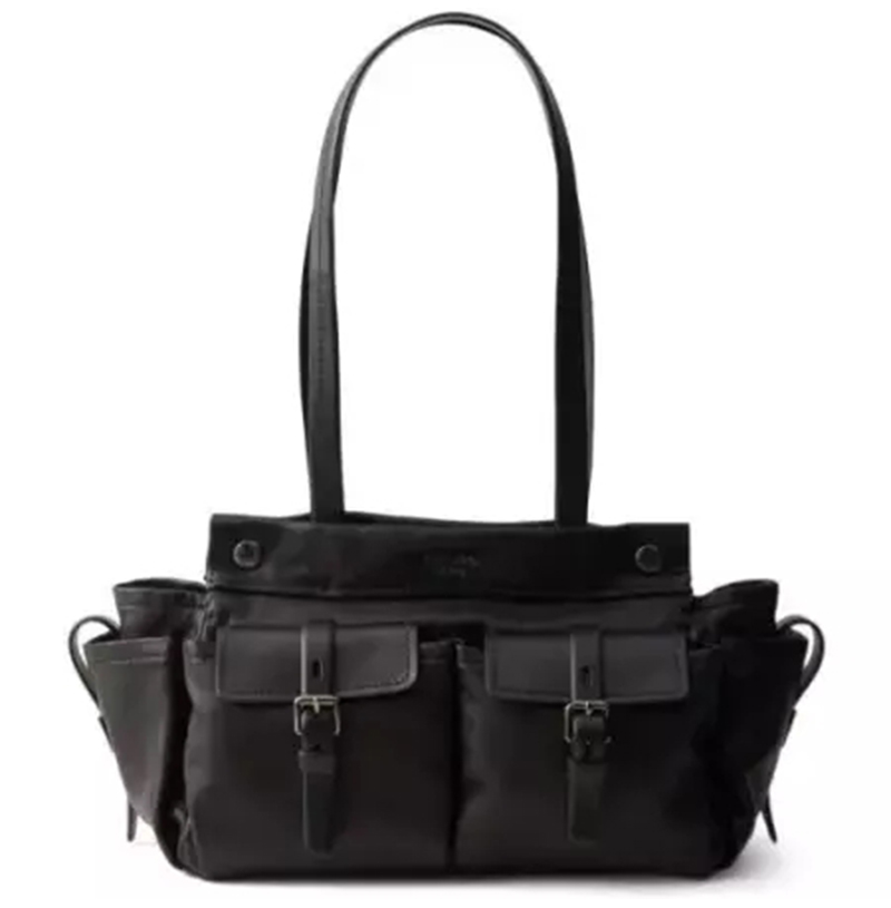 [스페셜오더]PRADA-1BG645 프라다 루트 카바스 레더 토드백 블랙 