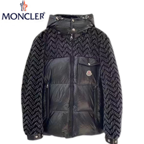 MONCLER-12206 몽클레어 블랙 시어링 패딩 남성용