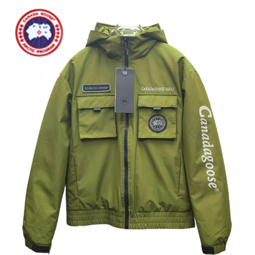 CANADA GOOSE-11052 캐나다구스 카키 프린트 장식 패딩 남여공용
