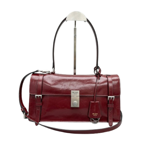 [스페셜오더]PRADA-1BN026 프라다 레드 미디엄 가죽 핸드백