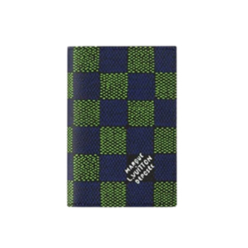 [스페셜오더]LOUIS VUITTON-N00168 루이비통 블루/그린 다미에 헤리티지 패스포트 커버