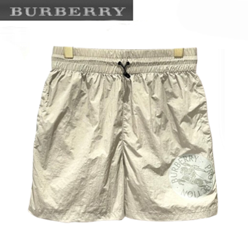 BURBERRY-06033 버버리 아이보리 프린트 장식 쇼츠 여성용