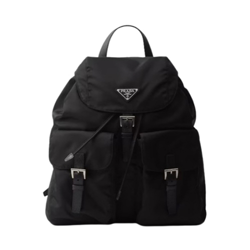 [스페셜오더]PRADA-2VZ110 프라다 블랙 리나일론 백팩(가죽 스트랩)
