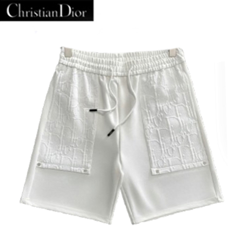 DIOR-04223 디올 화이트 코튼 스웨트쇼츠 남성용
