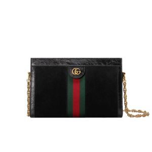 [스페셜오더]GUCCI-503877 1060 구찌 Ophidia 블랙 스웨이드 가죽 스몰 숄더백