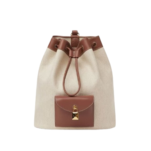 [스페셜오더]Loro Piana-FAP2477 로로피아나 내추럴 캔버스 엑스트라 드로스트링 L27 백팩