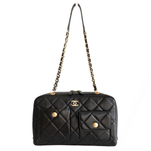 [스페셜오더]CHANEL-04154 샤넬 블랙 램스킨 숄더백