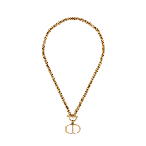 DIOR-N1294MT 디올 엔틱 골드 30 MONTAIGNE 목걸이