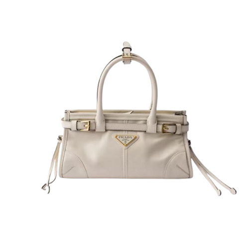 [스페셜오더]PRADA-1BA486 프라다 화이트 보니 미니 가죽 핸드백