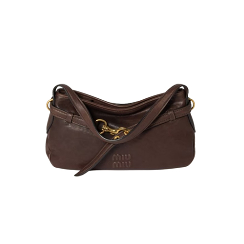 [스페셜오더]MIUMIU-5BC182 미우미우 브라운 아방뛰르 나파 가죽 백