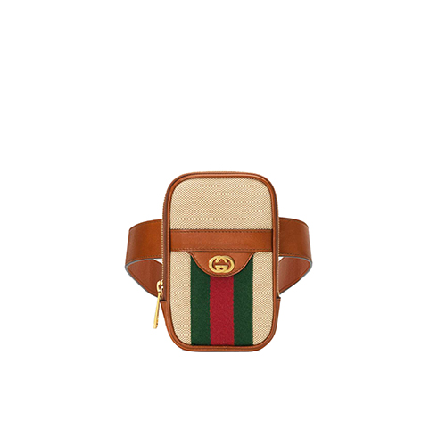 [스페셜오더]GUCCI-581519 9686 구찌 베이지 빈티지 캔버스 벨트 케이스