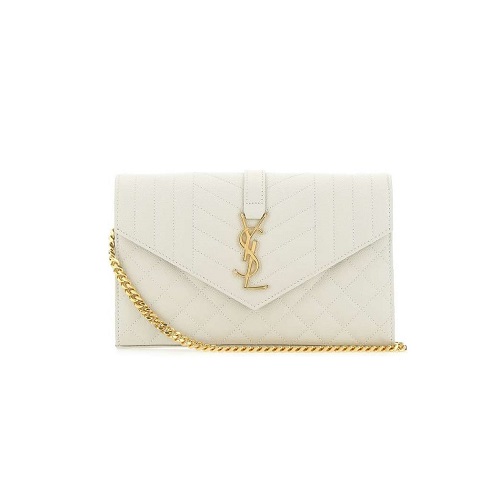 [스페셜오더]SAINT LAURENT-620280 생 로랑 블랑 빈티지 믹스 마틀라쎄 모노그램 체인 지갑