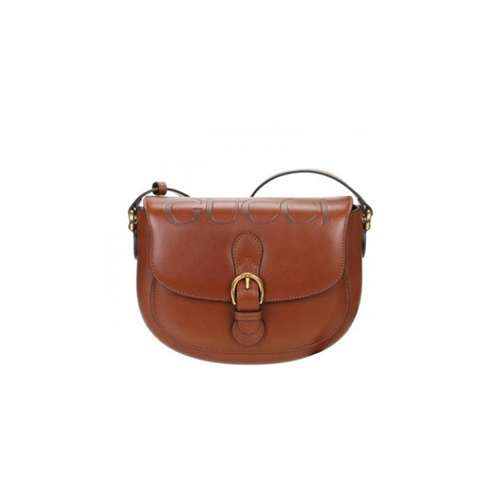 [스페셜오더]GUCCI-675923 2546 구찌 브라운 엠보스더 로고 숄더백