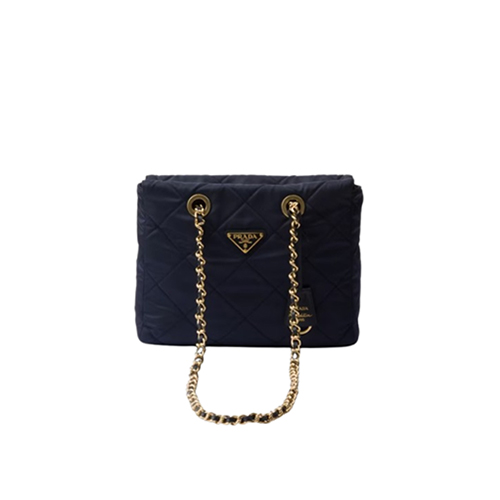 [스페셜오더]PRADA-1BG468 프라다 네이비 리에디션 1995 체인 리나일론 토트백