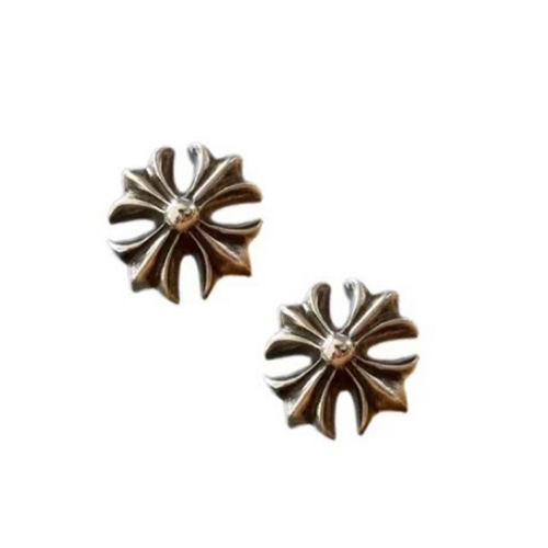 [스페셜오더]CHROMEHEARTS-06292 크롬하츠 실버 십자가 귀걸이 남여공용